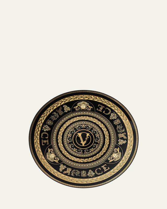 Virtus Gala Black Service Plate